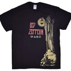 Clearance Led Zeppelin Hermit Black T-Shirt T-Shirt | Led Zeppelin