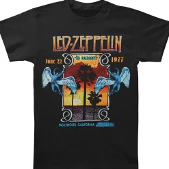 Best Led Zeppelin Inglewood Black T-Shirt T-Shirt | Led Zeppelin