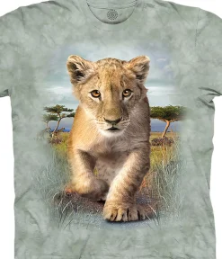 Clearance Lion Cub Kids' T-Shirt Kids Youth | Wild Animals