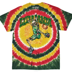Clearance Lithuania Basketball Tie-Dye T-Shirt T-Shirt | Lithuania