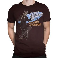 Online Live at the Apollo Brown Athletic T-Shirt Athletic T-Shirt | James Brown