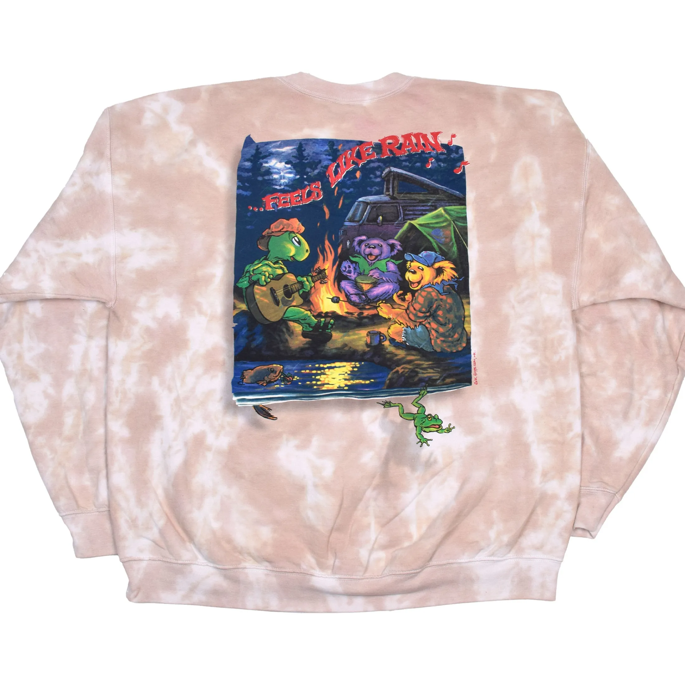 Fashion LL Rain Tie-Dye Sweatshirt Sweatshirt | Grateful Dead