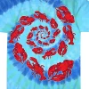 Discount Lobster Spiral Tie-Dye T-Shirt T-Shirt | Food
