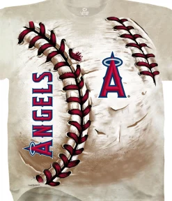 Clearance Los Angeles Angels Hardball Tie-Dye T-Shirt T-Shirt | Los Angeles Angels
