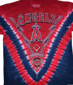 Best Los Angeles Angels V Tie-Dye T-Shirt T-Shirt | Los Angeles Angels