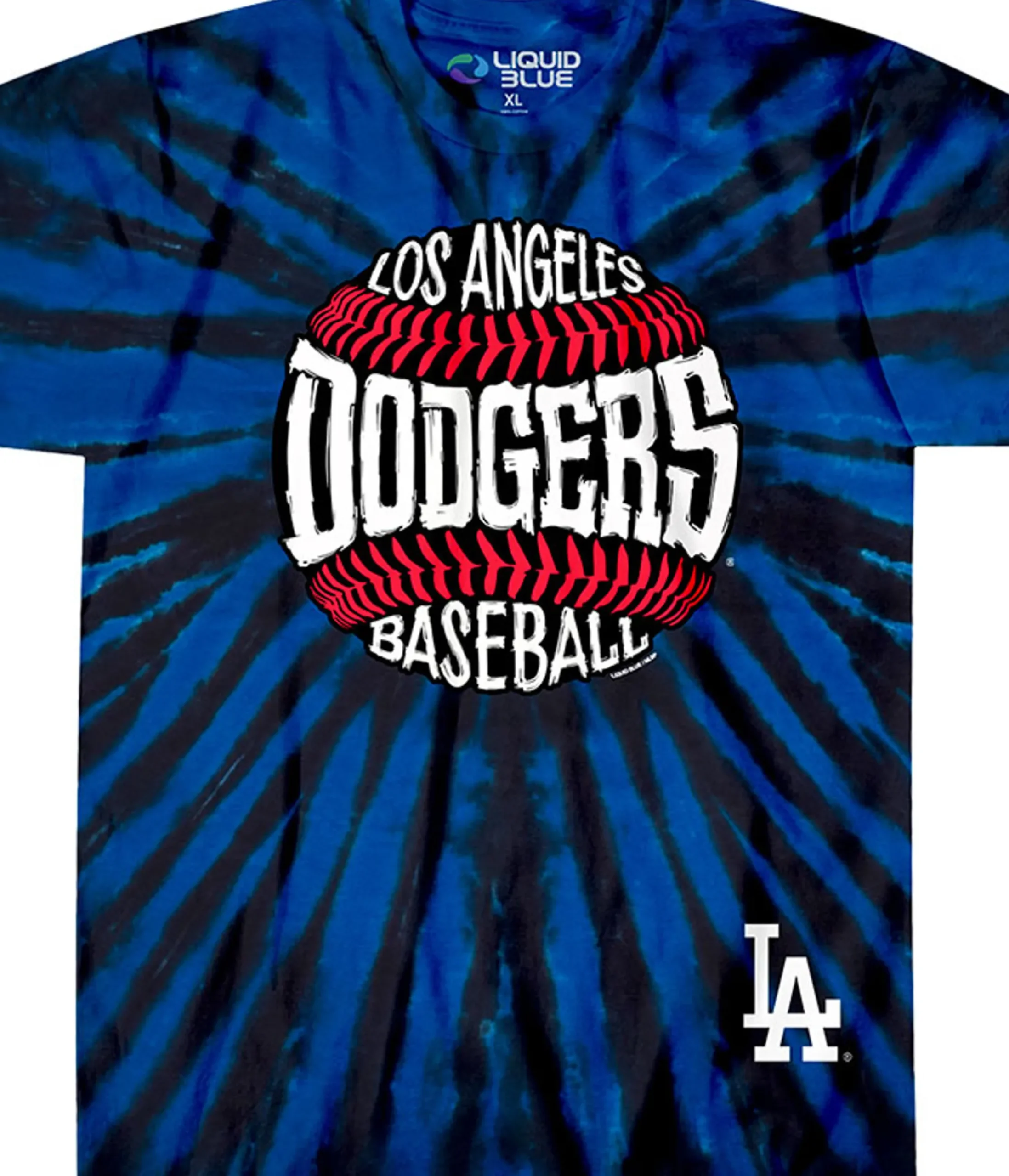 Best Los Angeles Dodgers Burst Tie-Dye T-Shirt T-Shirt | Los Angeles Dodgers