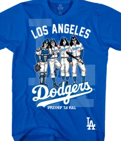 Clearance Los Angeles Dodgers Dressed to Kill Blue T-Shirt T-Shirt | Los Angeles Dodgers