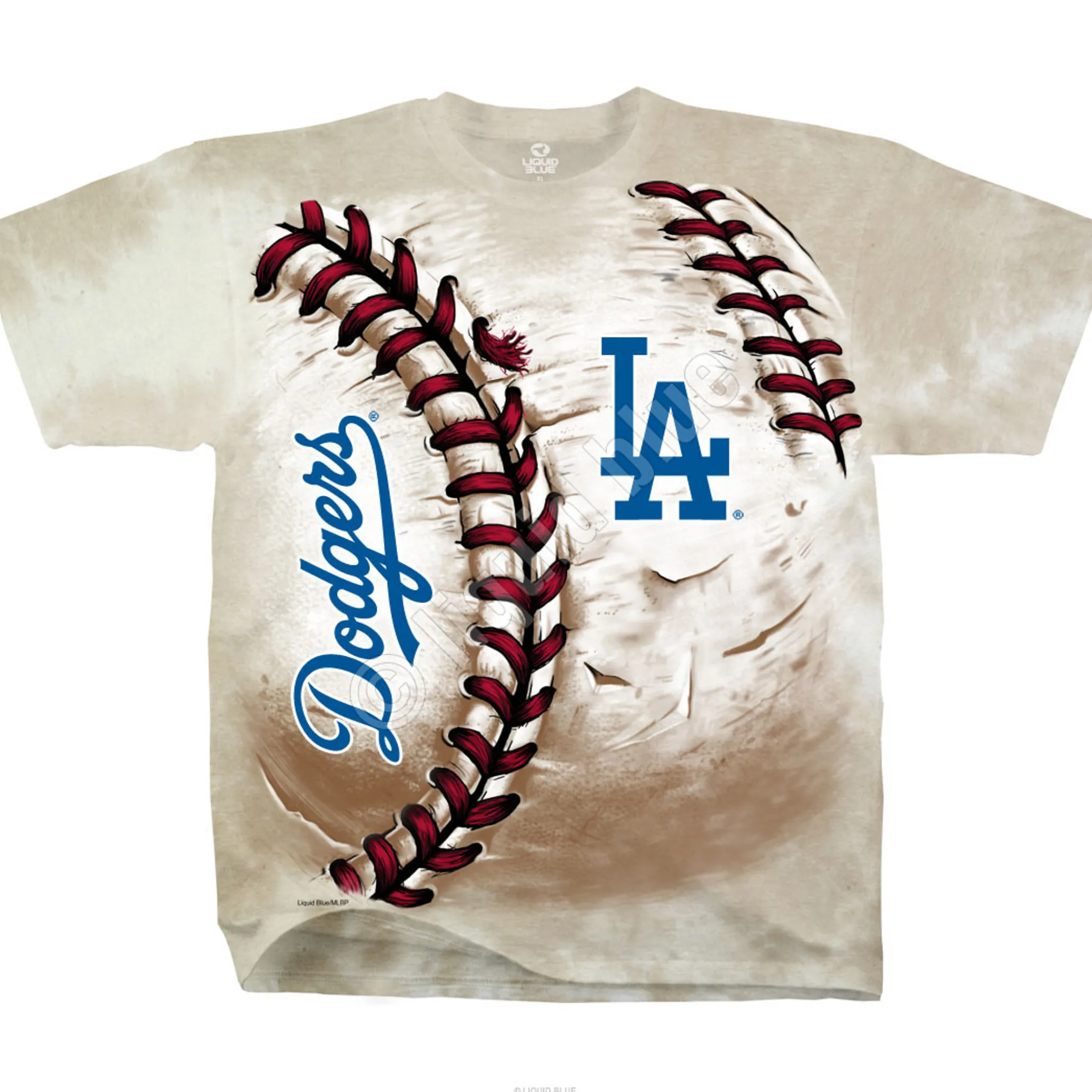 Online Los Angeles Dodgers Hardball Tie-Dye T-Shirt T-Shirt | Los Angeles Dodgers