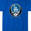 Outlet Los Angeles Dodgers Steal Your Base Blue Athletic T-Shirt Athletic T-Shirt | Los Angeles Dodgers
