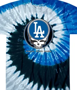 New Los Angeles Dodgers Steal Your Base Tie-Dye T-Shirt T-Shirt | Los Angeles Dodgers
