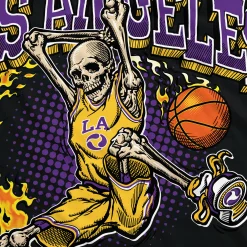 New Los Angeles Dunker Basketball Skeleton Hoodie Hoodie | Basketball