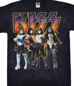 Discount Love Gun Tie-Dye T-Shirt T-Shirt | Kiss