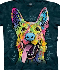 Online Love Shepherd Classic Cotton T-Shirt T-Shirt | Pets