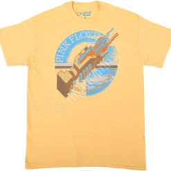 Hot Machine Gold Athletic T-Shirt Athletic T-Shirt | Pink Floyd