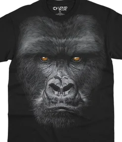 New Majestic Gorilla Black Athletic T-Shirt Athletic T-Shirt | Exotic Wildlife