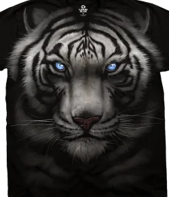 Sale Majestic White Tiger Black Athletic T-Shirt Athletic T-Shirt | Tigers