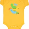 Best Marley 3 Lil' Birds Yellow Onesie Kids Onesies | Rastafari Art
