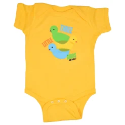 Best Marley 3 Lil' Birds Yellow Onesie Kids Onesies | Rastafari Art
