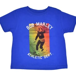 Online Marley Athletic Dept. Toddler Blue T-Shirt Kids Toddler | Rastafari Art