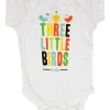 Sale Marley Bird Hearts White Onesie Kids Onesies | Rastafari Art