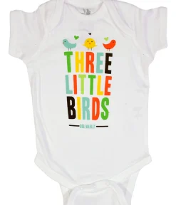 Sale Marley Bird Hearts White Onesie Kids Onesies | Rastafari Art