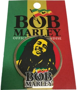 Online Marley Circular Enamel Pin Pins | Rastafari Art