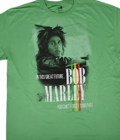 Fashion Marley Forget the Past Green T-Shirt T-Shirt | Rastafari Art