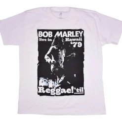 Sale Marley Live in Hawaii White T-Shirt T-Shirt | Rastafari Art