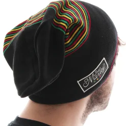 Online Marley Rasta Stripe Tam Hats | Rastafari Art