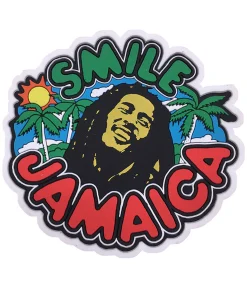 Hot Marley Smile Jamaica Magnet Rastafari Art | Bob Marley