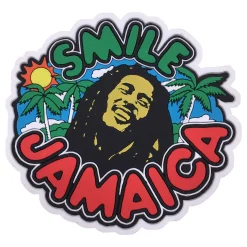 Hot Marley Smile Jamaica Magnet Rastafari Art | Bob Marley