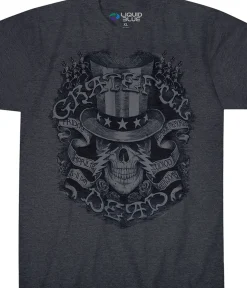 Sale Memorial Ballroom Dark Heather Poly-Cotton T-Shirt T-Shirt | Grateful Dead
