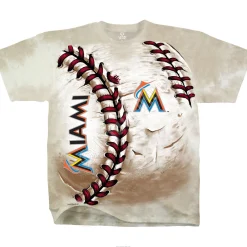 Fashion Miami Marlins Hardball Tie-Dye T-Shirt T-Shirt | Miami Marlins