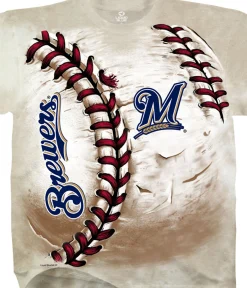 Best Milwaukee Brewers Hardball Tie-Dye T-Shirt T-Shirt | Milwaukee Brewers