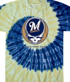 Hot Milwaukee Brewers Steal Your Base Tie-Dye T-Shirt T-Shirt | Milwaukee Brewers