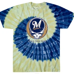 Hot Milwaukee Brewers Steal Your Base Tie-Dye T-Shirt T-Shirt | Milwaukee Brewers