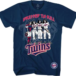 Online Minnesota Twins Dressed to Kill Navy T-Shirt T-Shirt | Minnesota Twins