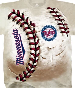 Clearance Minnesota Twins Hardball Tie-Dye T-Shirt T-Shirt | Minnesota Twins