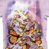 Fashion Monarch Butterflies Classic Cotton T-Shirt T-Shirt | Nature & Peace