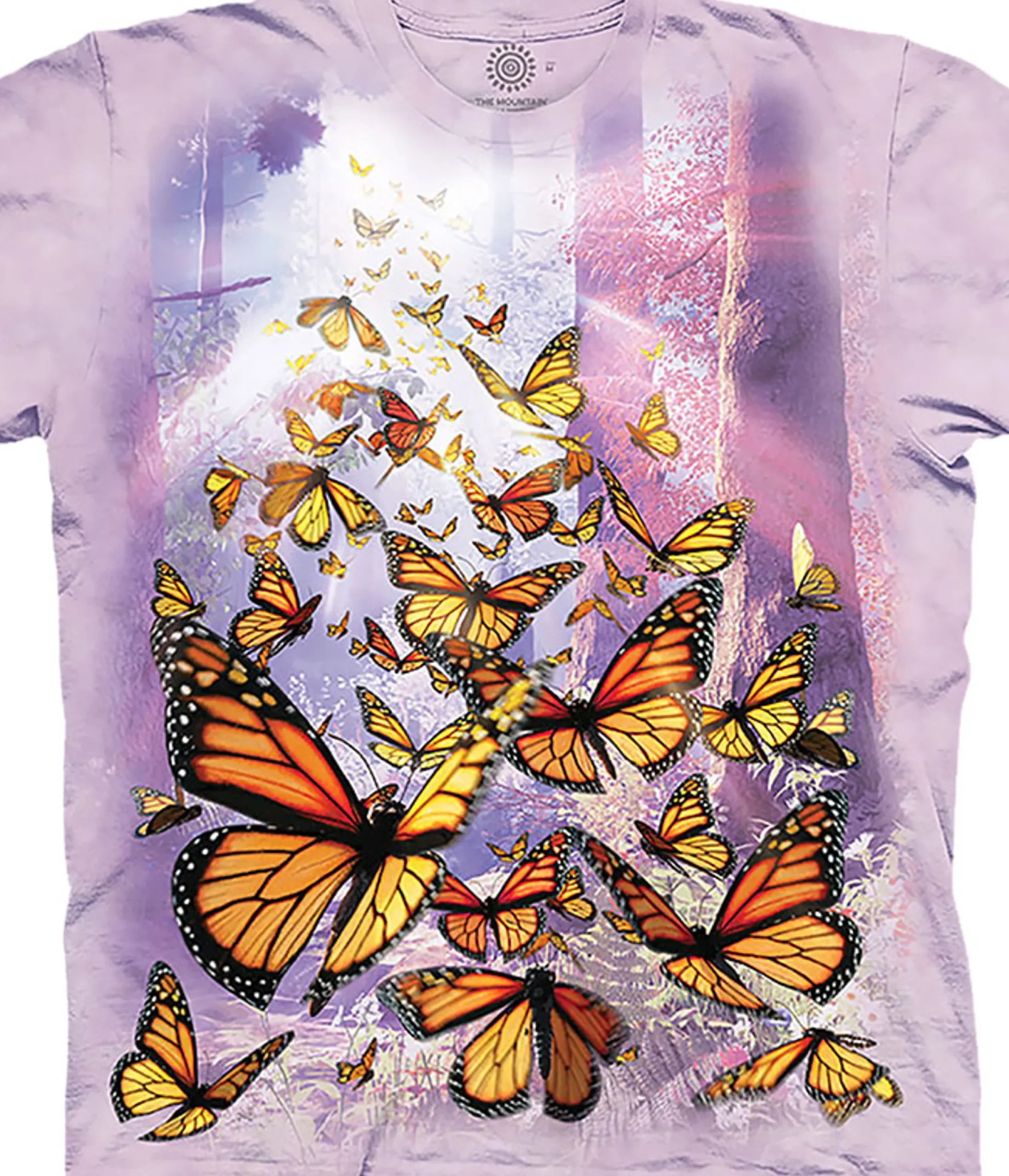 Fashion Monarch Butterflies Classic Cotton T-Shirt T-Shirt | Nature & Peace