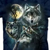 New Moon Wolves Collage Classic Cotton T-Shirt T-Shirt | Wolf Shirt Collection