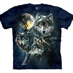 New Moon Wolves Collage Classic Cotton T-Shirt T-Shirt | Wolf Shirt Collection