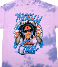 Clearance Motley Crue Americana Tie-Dye T-Shirt T-Shirt | Motley Crue