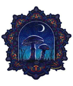 Fashion Mushroom Mandala Sticker Light Fantasy