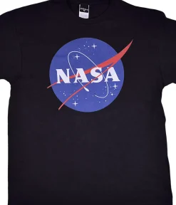 Clearance NASA Logo Black T-Shirt T-Shirt | Space