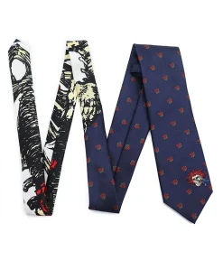 Discount Navy Bertha Skull & Roses Tie Ties | Grateful Dead
