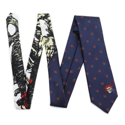 Discount Navy Bertha Skull & Roses Tie Ties | Grateful Dead