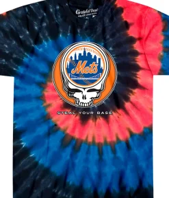 Best New York Mets Steal Your Base Tie-Dye T-Shirt T-Shirt | New York Mets