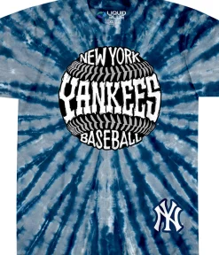 New New York Yankees Burst Tie-Dye T-Shirt T-Shirt | New York Yankees