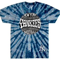 New New York Yankees Burst Tie-Dye T-Shirt T-Shirt | New York Yankees